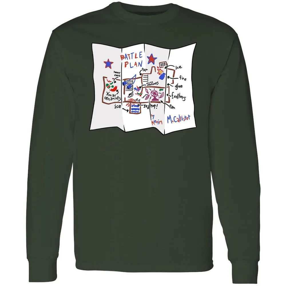 Long Sleeve T-Shirt - VJQUJWR3 - Forest Green - 4