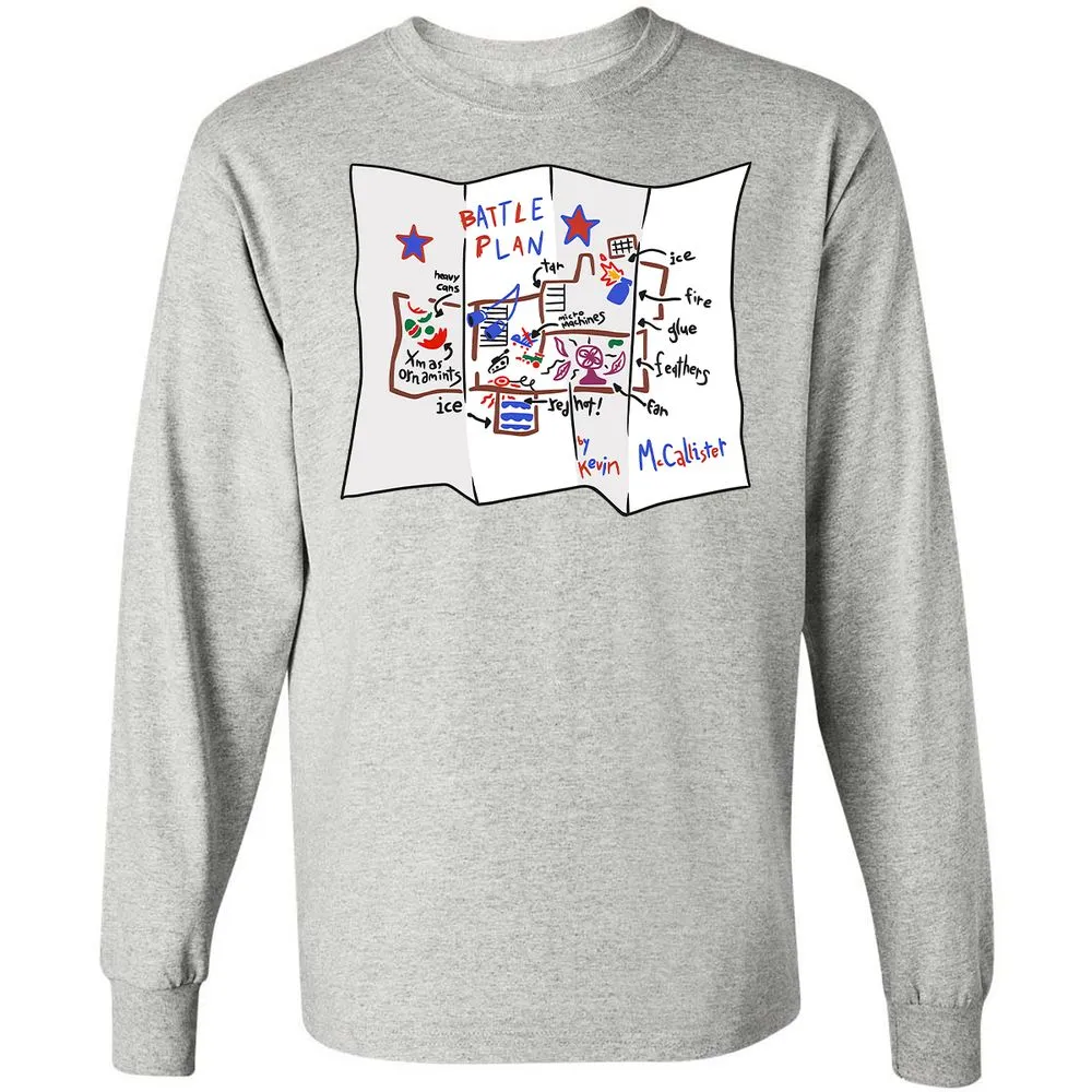 Long Sleeve T-Shirt - VJQUJWR3 - Ash - 7