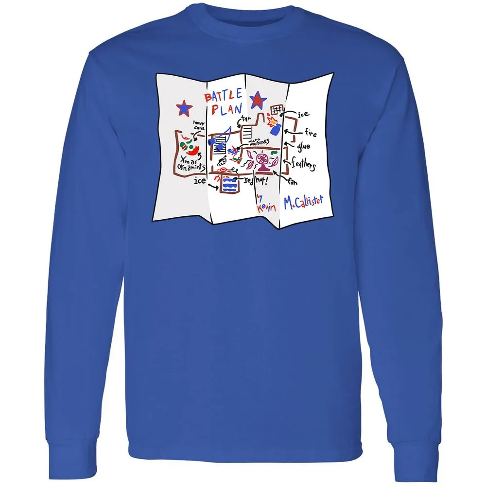 Long Sleeve T-Shirt - VJQUJWR3 - Royal - 8