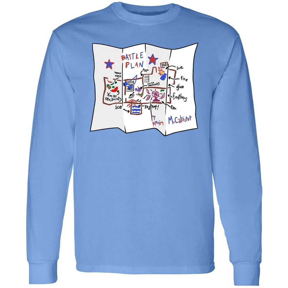 Long Sleeve T-Shirt - VJQUJWR3 - Carolina Blue - 12