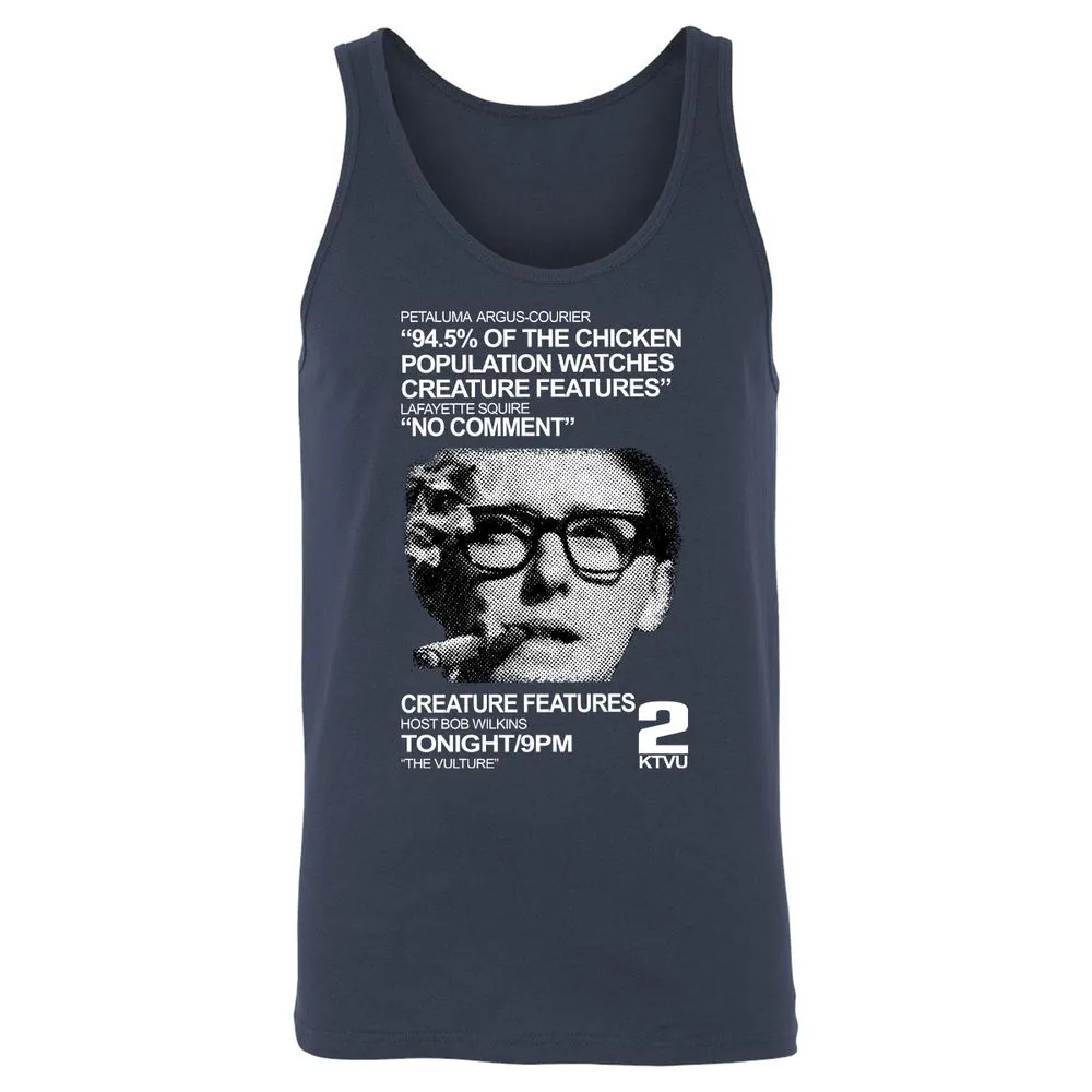 Unisex Jersey Tank - MKHJX8K7 - Navy - 2