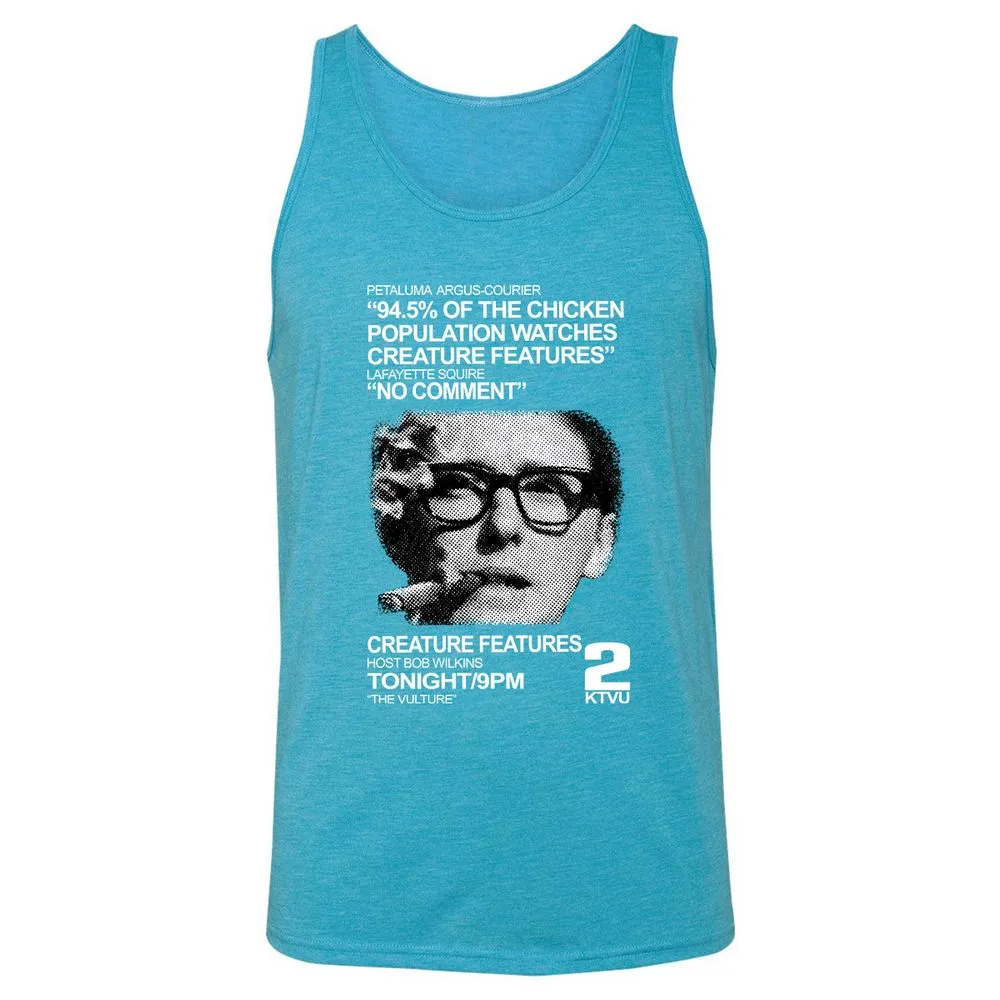 Unisex Jersey Tank - MKHJX8K7 - Aqua Triblend - 3