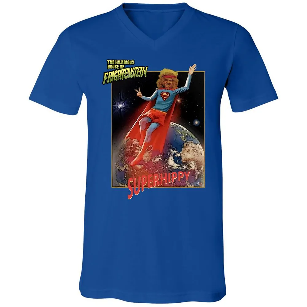 Unisex V-Neck T-Shirt - 921HPCJC - True Royal - 4