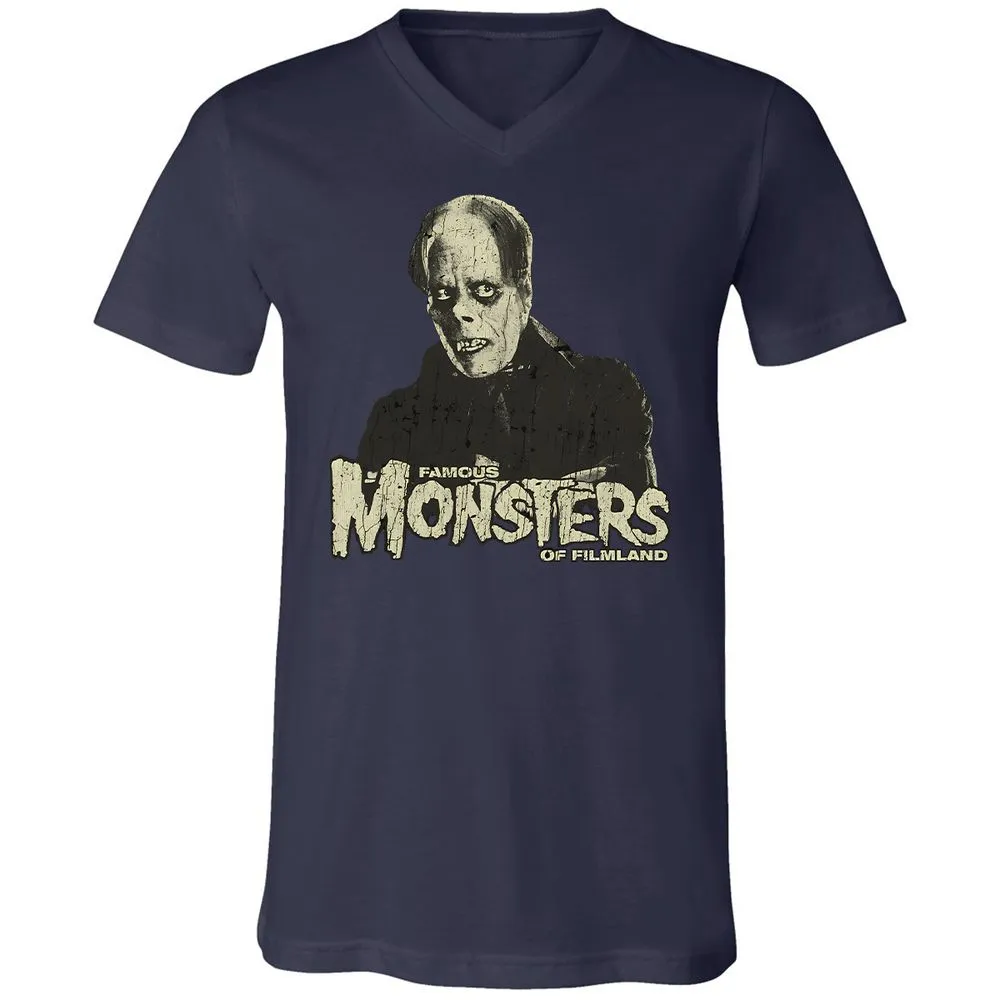 Unisex V-Neck T-Shirt - 69HZ2S8F - Navy - 2