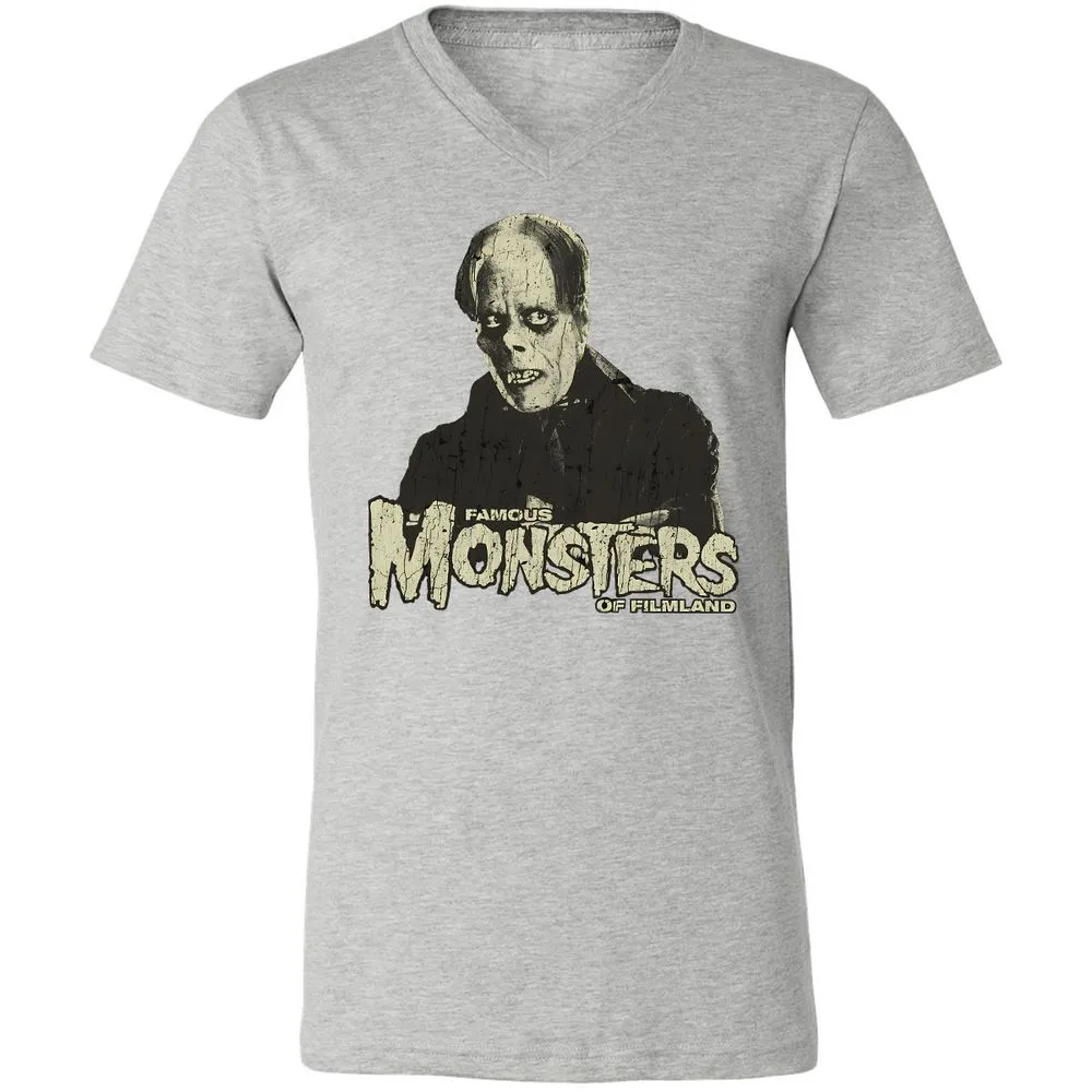Unisex V-Neck T-Shirt - 69HZ2S8F - Athletic Heather - 7