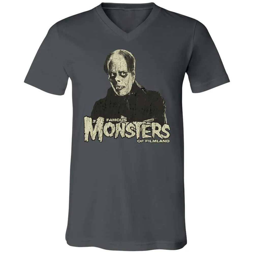 Unisex V-Neck T-Shirt - 69HZ2S8F - Asphalt - 12