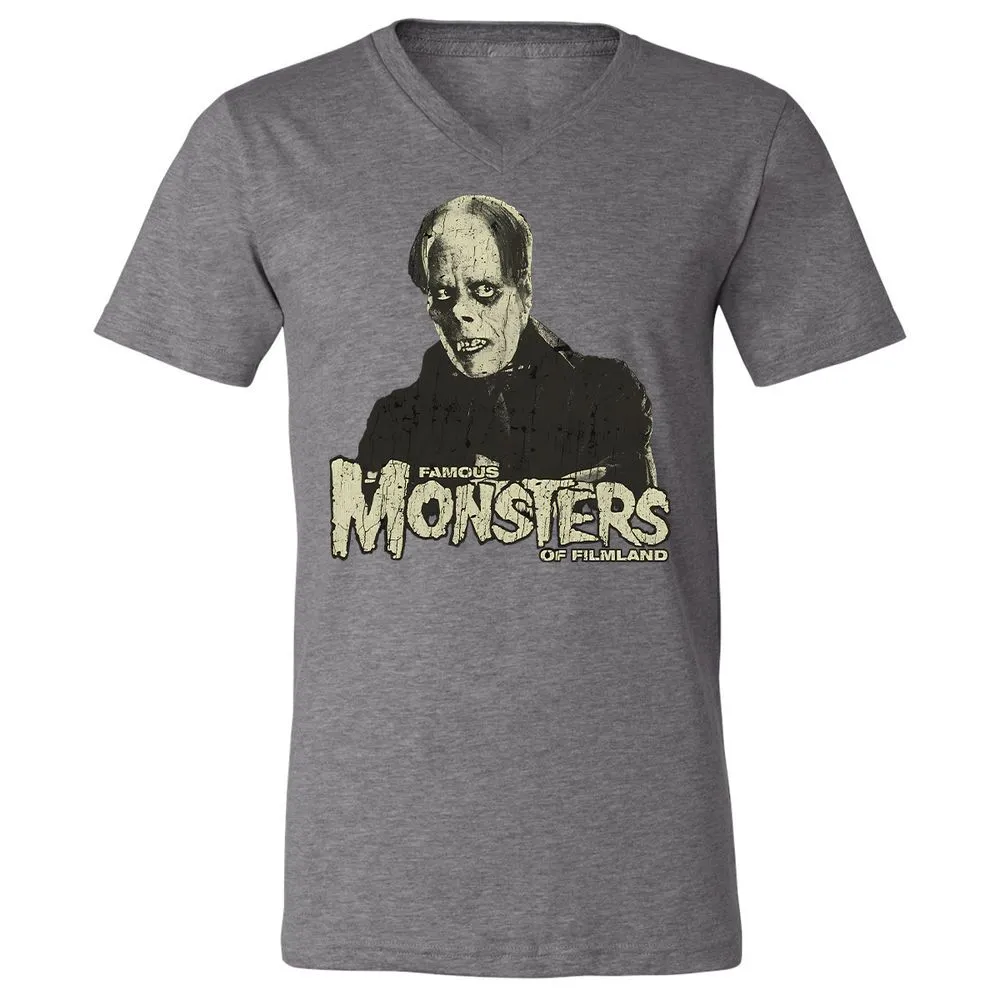 Unisex V-Neck T-Shirt - 69HZ2S8F - Deep Heather - 13