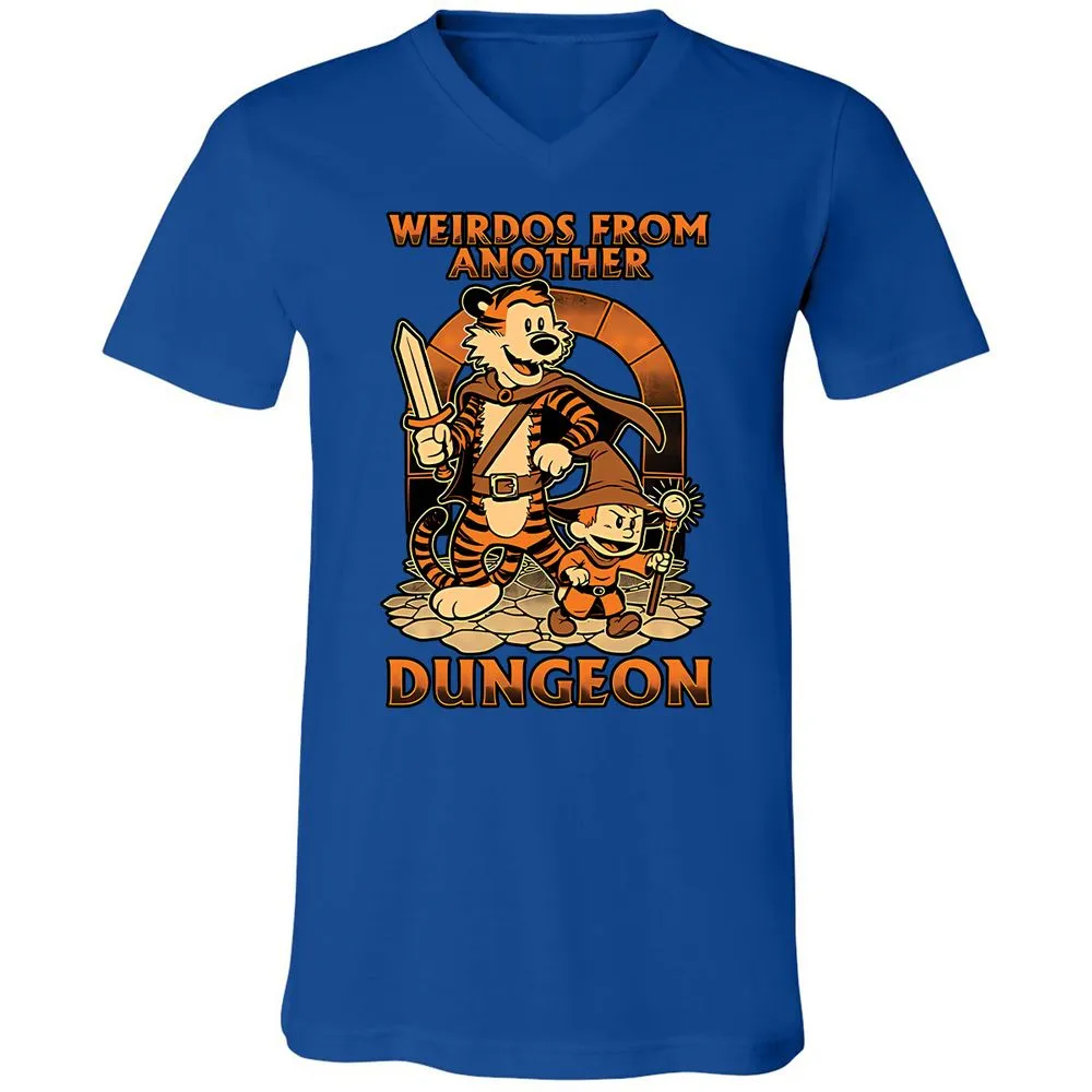 Unisex V-Neck T-Shirt - 4FR2JEGL - True Royal - 4