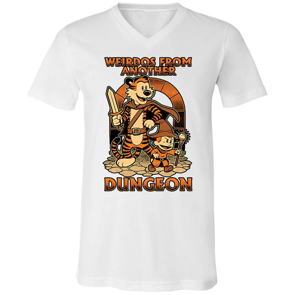 Unisex V-Neck T-Shirt - 4FR2JEGL - White - 5