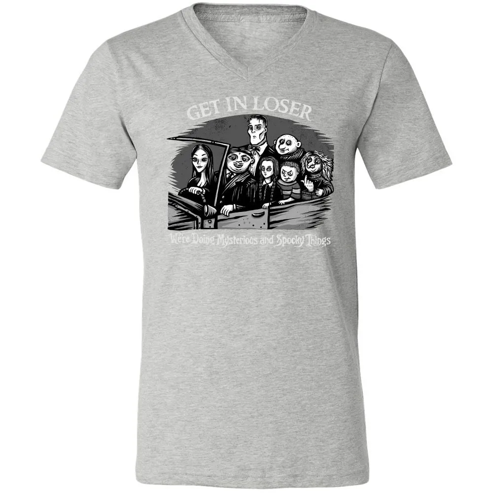 Unisex V-Neck T-Shirt - PXN9VXGB - Athletic Heather - 7