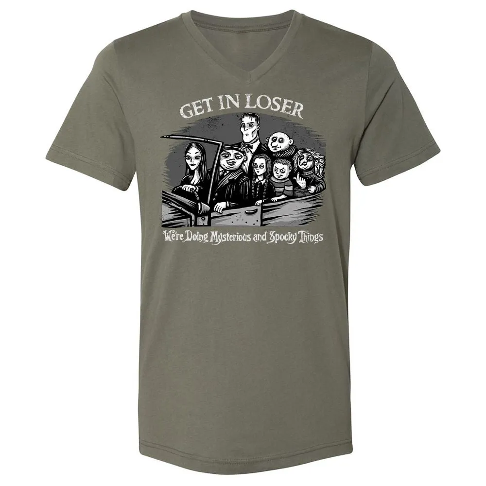 Unisex V-Neck T-Shirt - PXN9VXGB - Military Green - 10