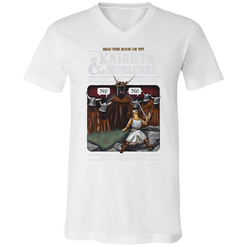 Unisex V-Neck T-Shirt - XCVTKFVU - White - 5