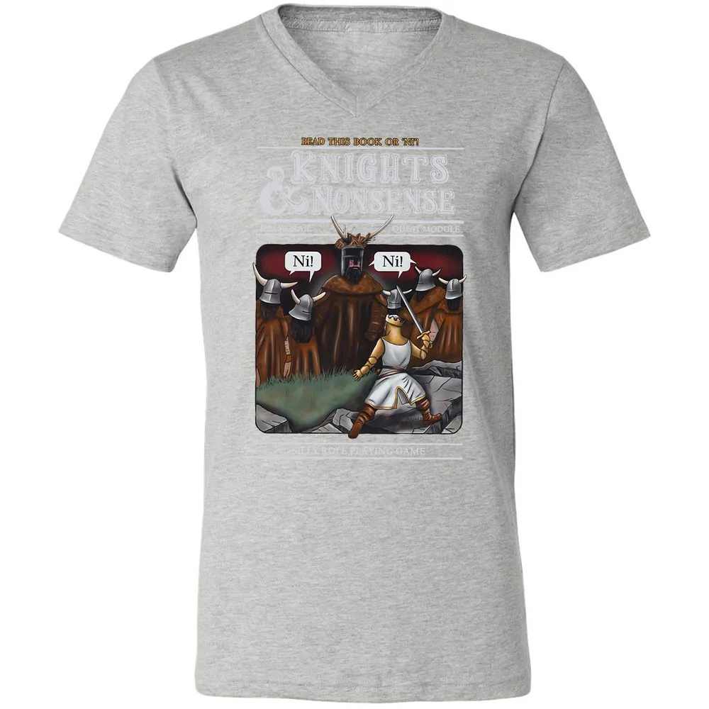 Unisex V-Neck T-Shirt - XCVTKFVU - Athletic Heather - 7