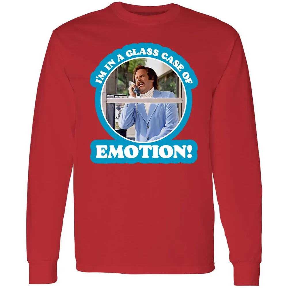Long Sleeve T-Shirt - E5JVEUN9 - Red - 14