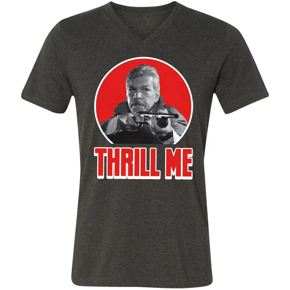 Unisex V-Neck T-Shirt - XF8V3MD1 - Dark Grey Heather - 8