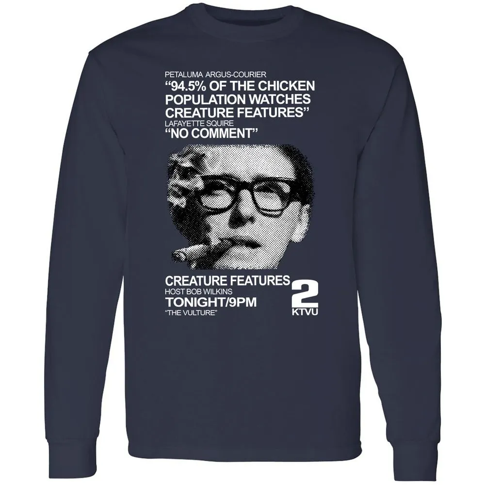 Long Sleeve T-Shirt - 958MXFX2 - Navy - 2