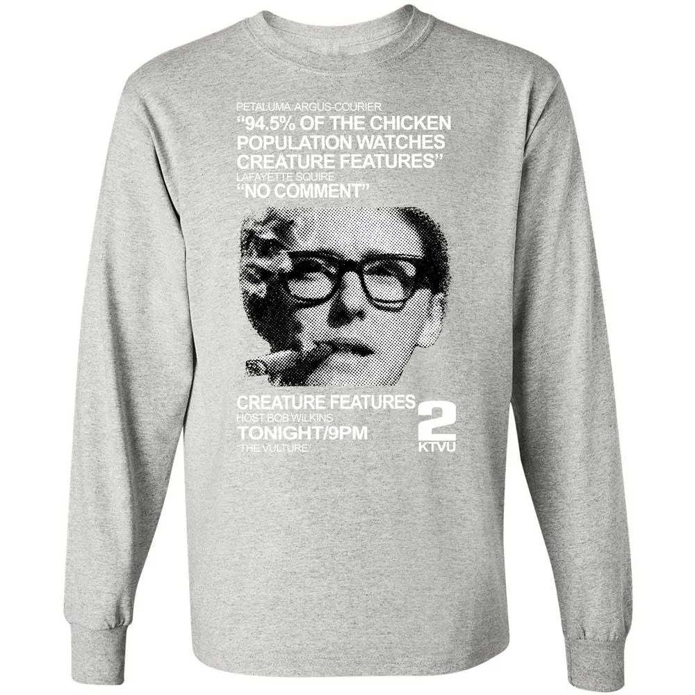 Long Sleeve T-Shirt - 958MXFX2 - Ash - 7