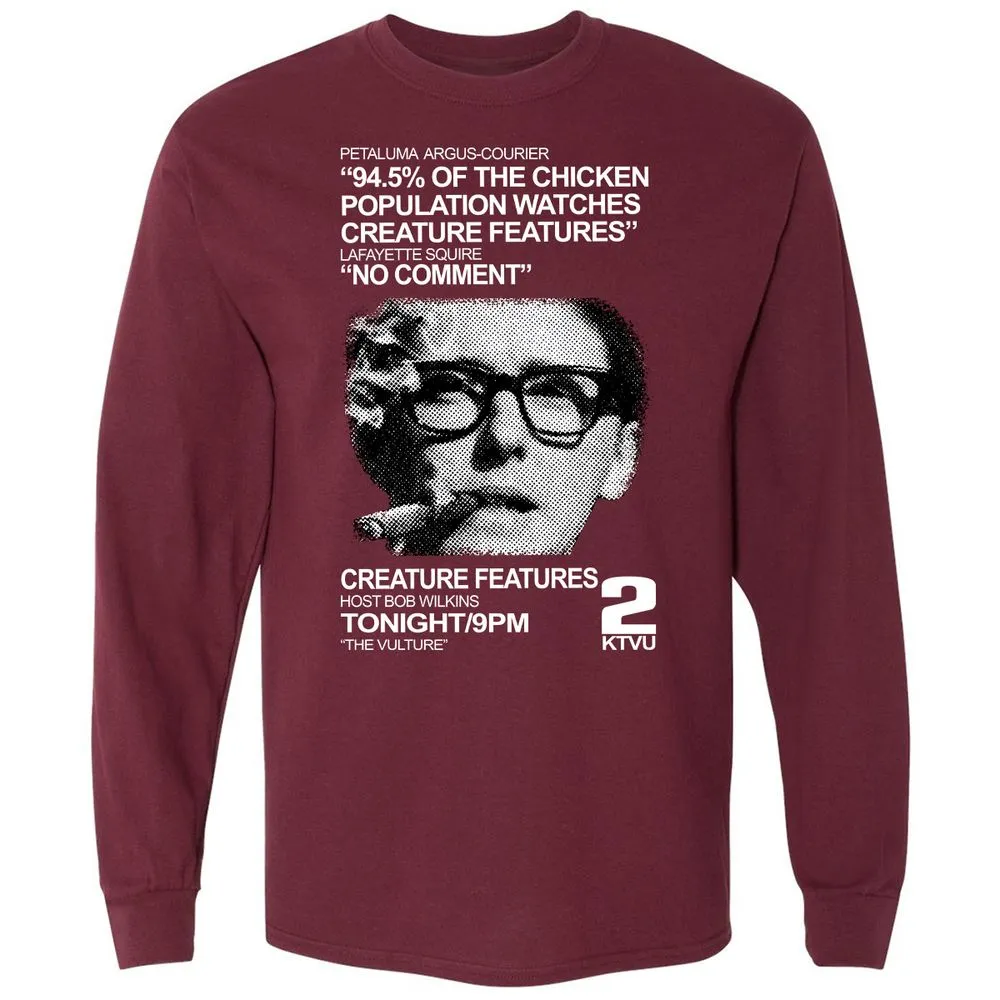 Long Sleeve T-Shirt - 958MXFX2 - Maroon - 11
