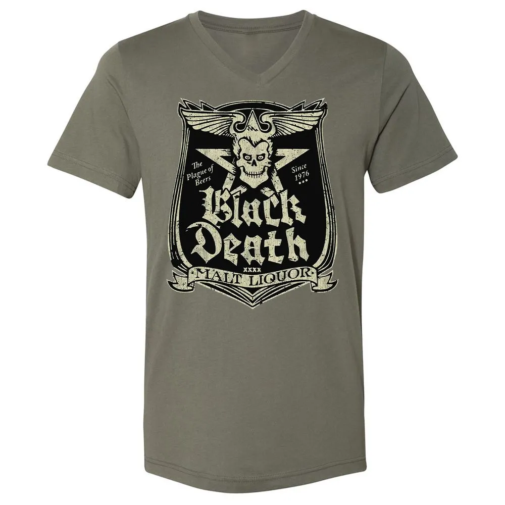 Unisex V-Neck T-Shirt - AU4JNCBE - Military Green - 10