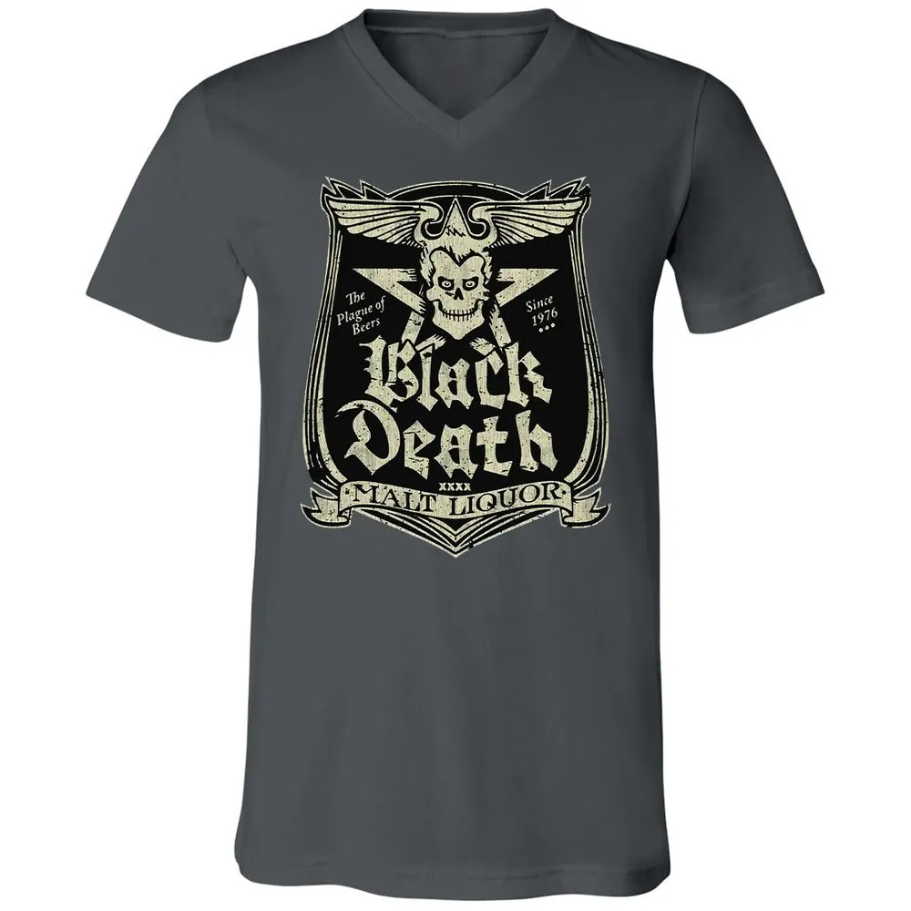 Unisex V-Neck T-Shirt - AU4JNCBE - Asphalt - 12