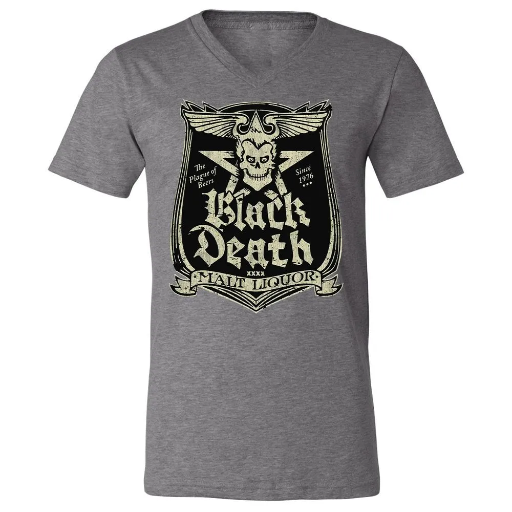 Unisex V-Neck T-Shirt - AU4JNCBE - Deep Heather - 13