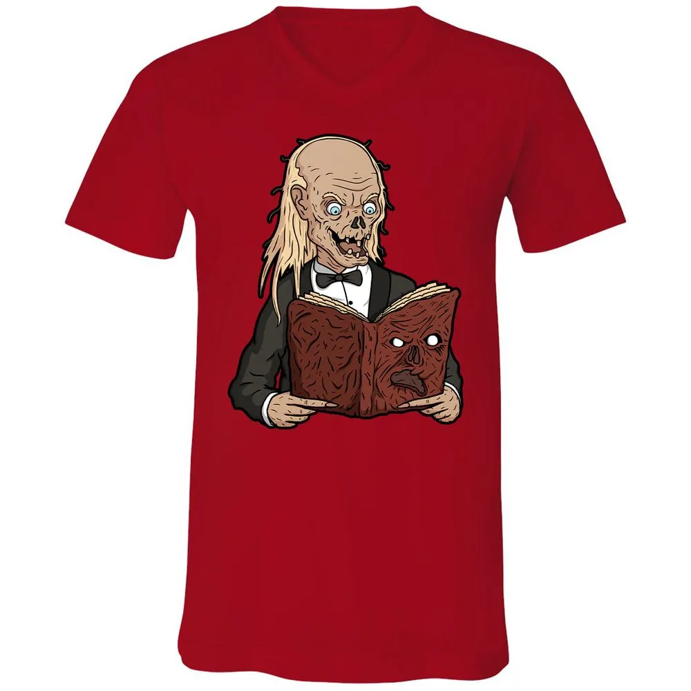 Unisex V-Neck T-Shirt - 4PMVS3YU - Red - 3