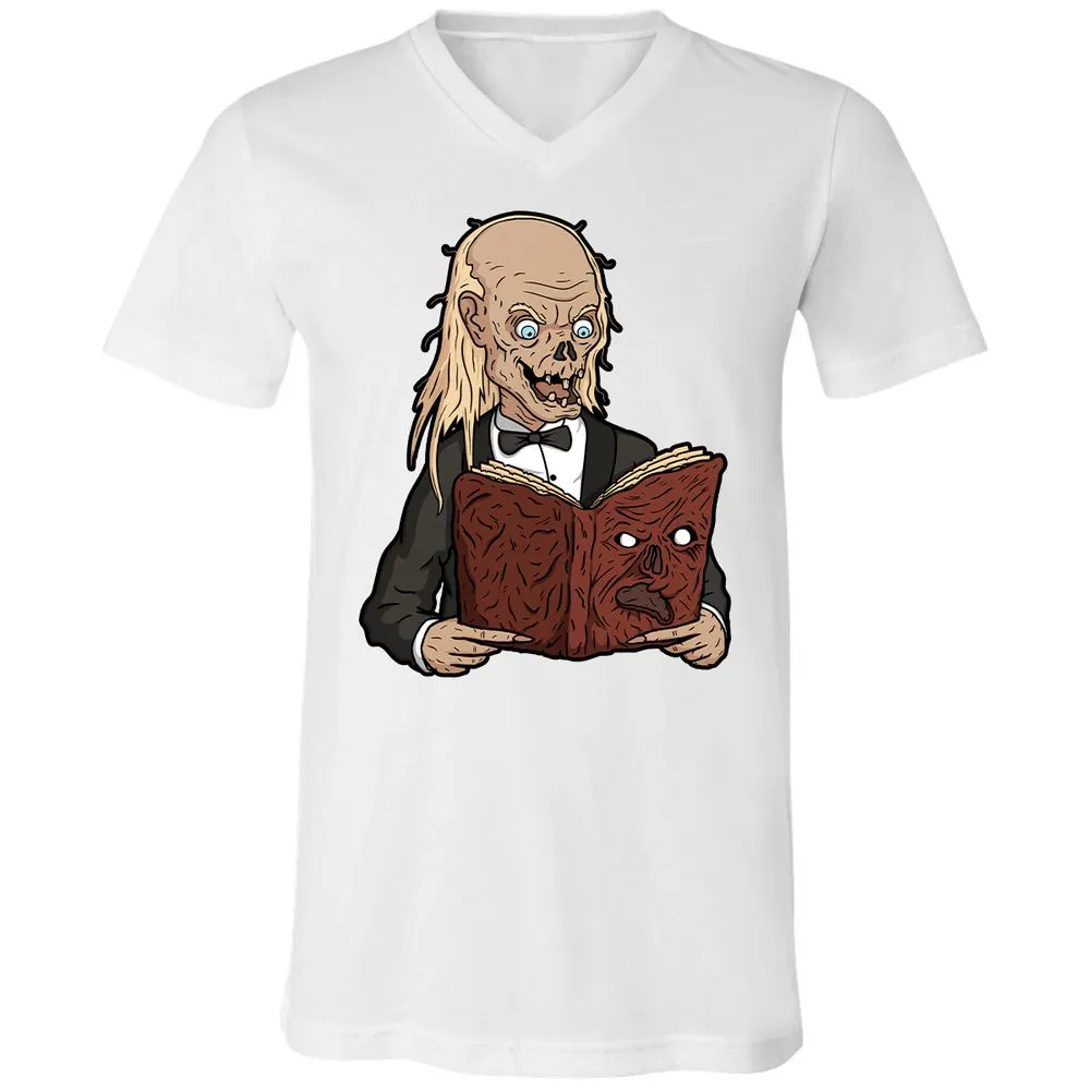 Unisex V-Neck T-Shirt - 4PMVS3YU - White - 5