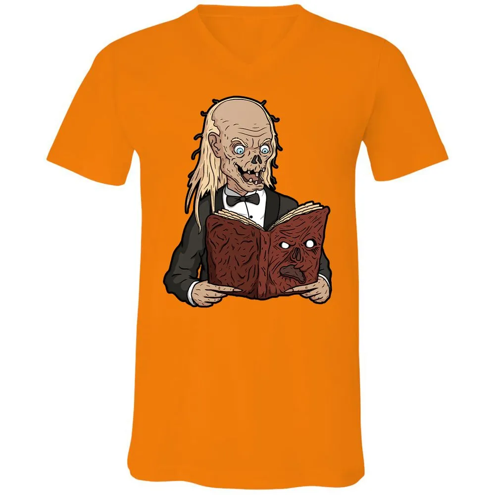 Unisex V-Neck T-Shirt - 4PMVS3YU - Orange - 11