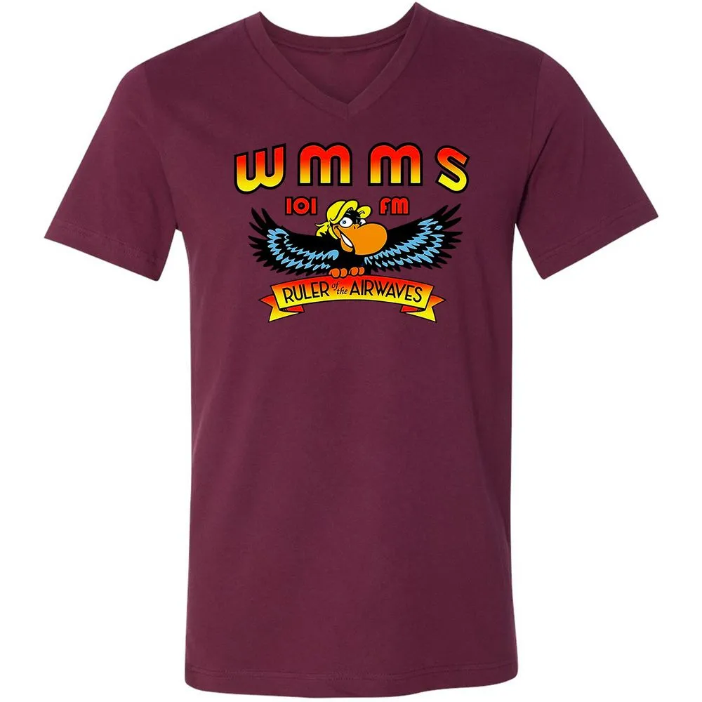 Unisex V-Neck T-Shirt - 8TV2HX64 - Maroon - 6