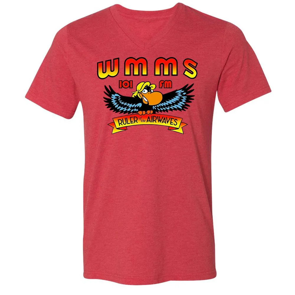 Unisex V-Neck T-Shirt - 8TV2HX64 - Heather Red - 16