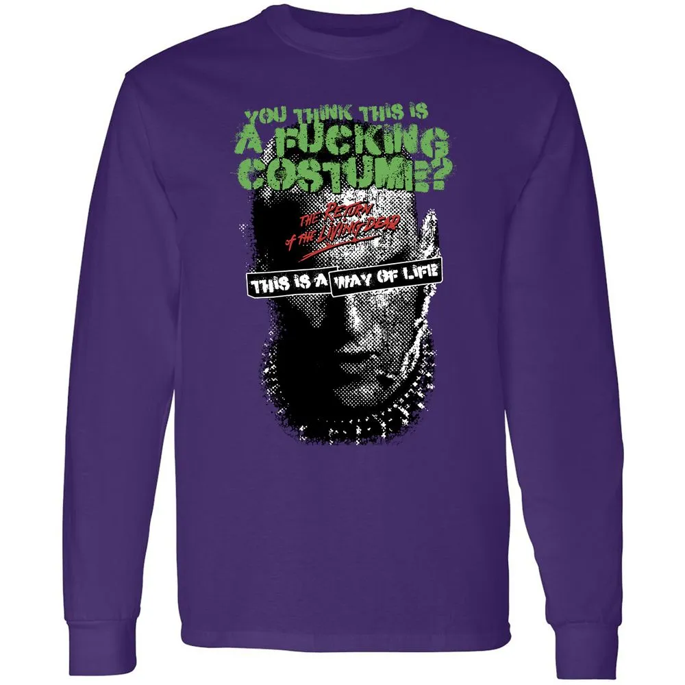 Long Sleeve T-Shirt - HNT5DLNT - Purple - 13