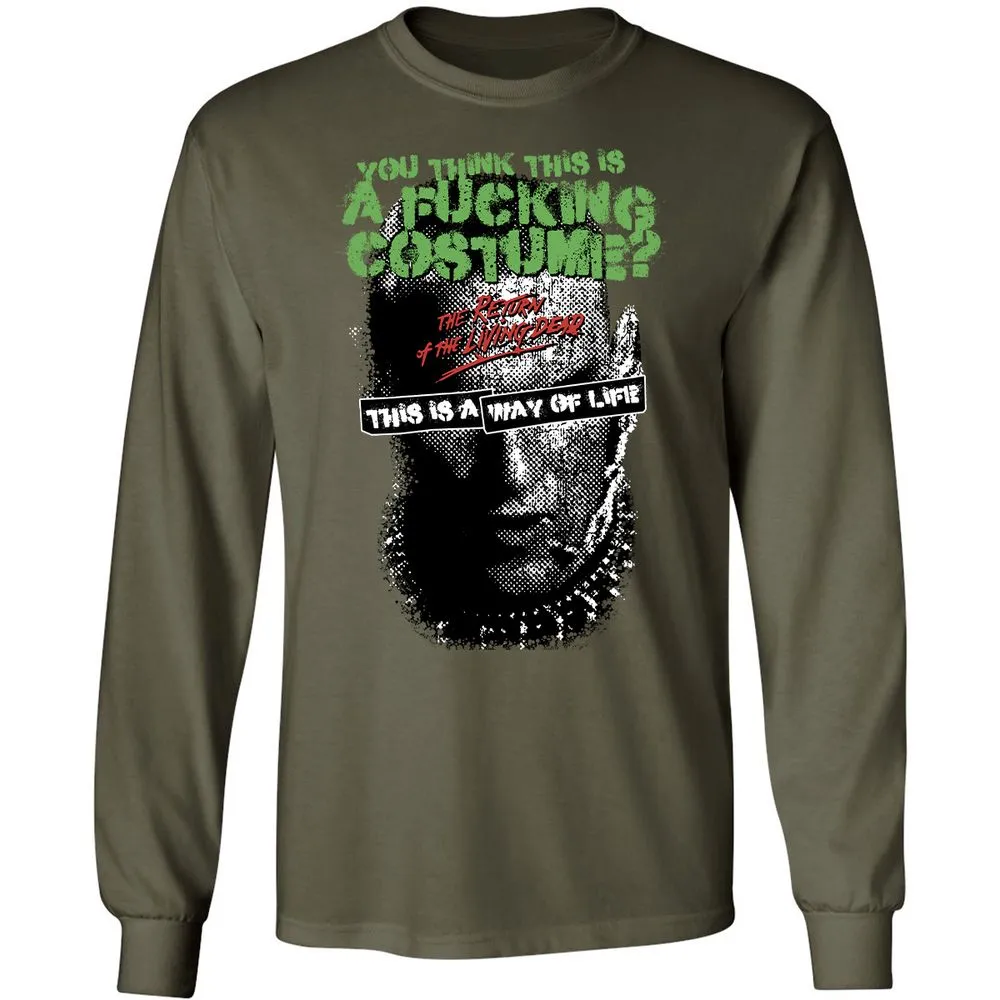 Long Sleeve T-Shirt - HNT5DLNT - Military Green - 16