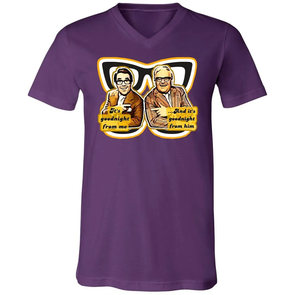 Unisex V-Neck T-Shirt - RTQX299C - Team Purple - 2