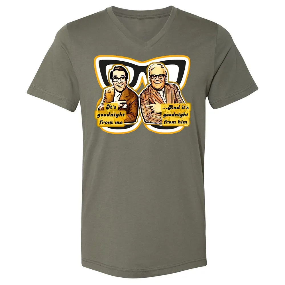 Unisex V-Neck T-Shirt - RTQX299C - Military Green - 10