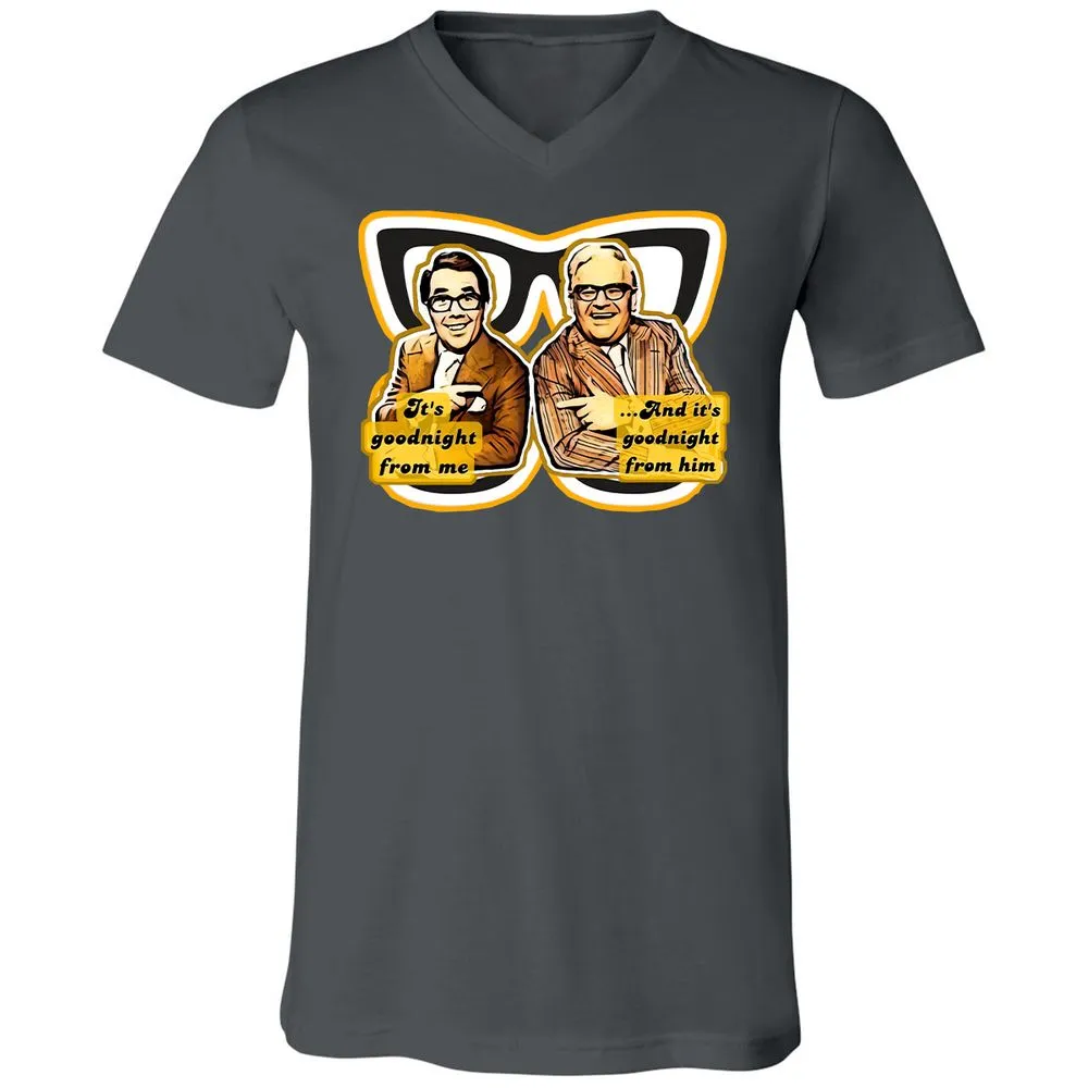 Unisex V-Neck T-Shirt - RTQX299C - Asphalt - 12