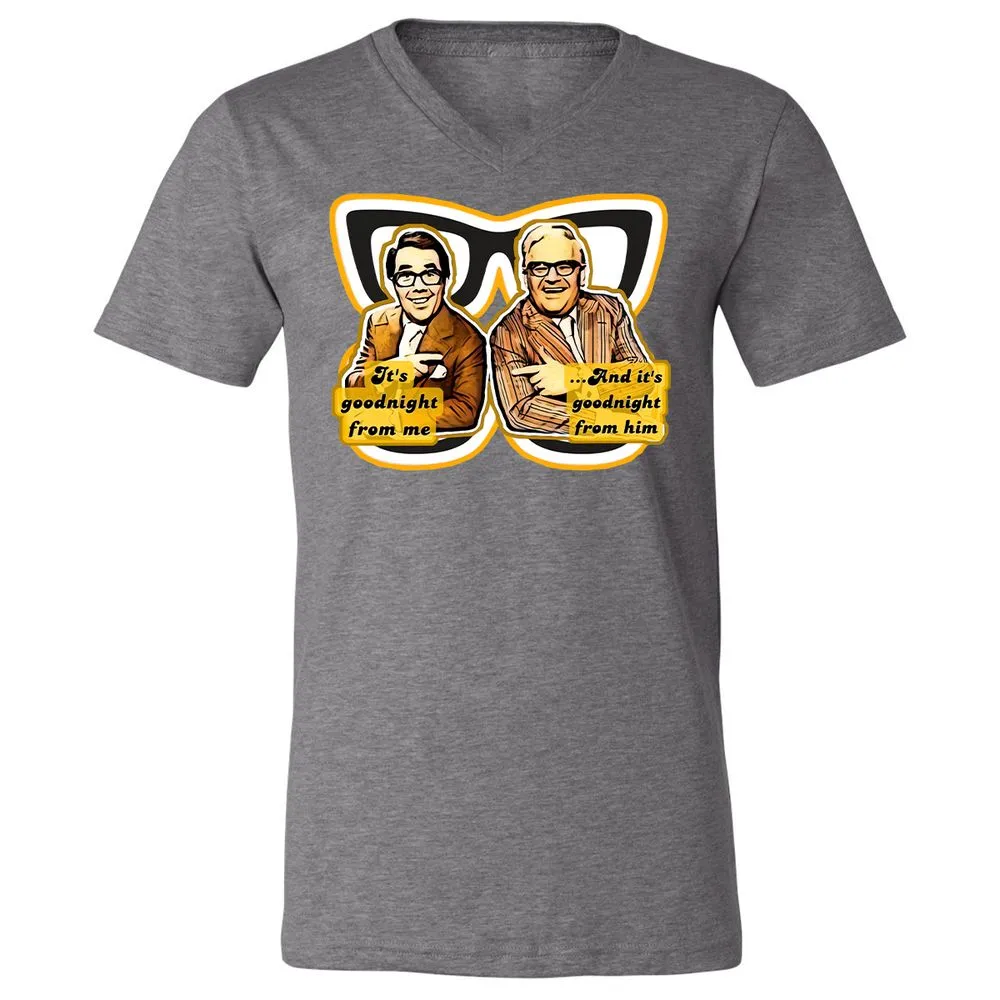 Unisex V-Neck T-Shirt - RTQX299C - Deep Heather - 13