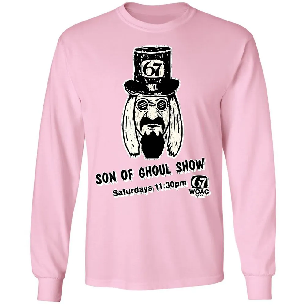 Long Sleeve T-Shirt - WUZLFRUF - Light Pink - 3