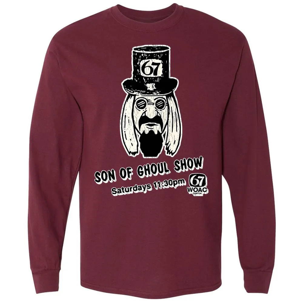 Long Sleeve T-Shirt - WUZLFRUF - Maroon - 11
