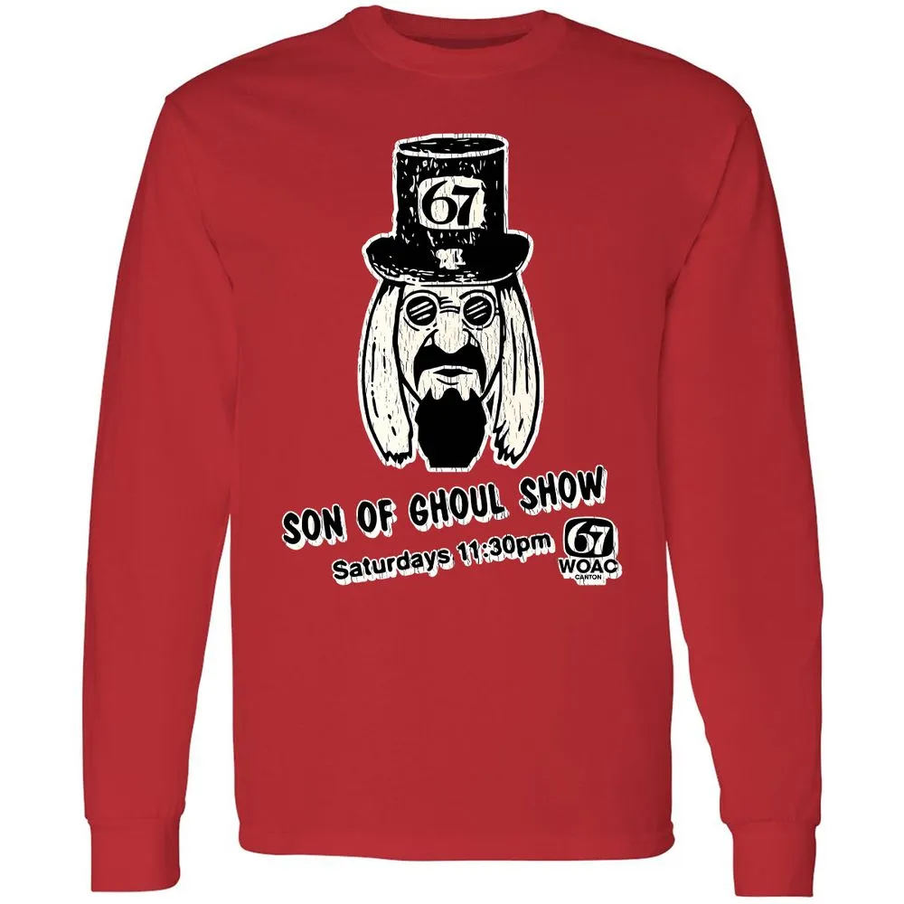 Long Sleeve T-Shirt - WUZLFRUF - Red - 14