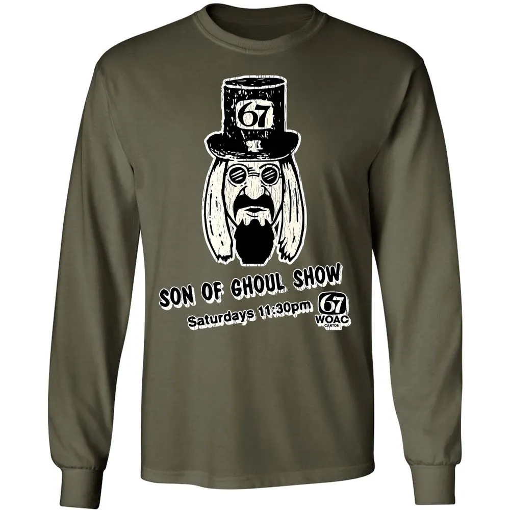 Long Sleeve T-Shirt - WUZLFRUF - Military Green - 16