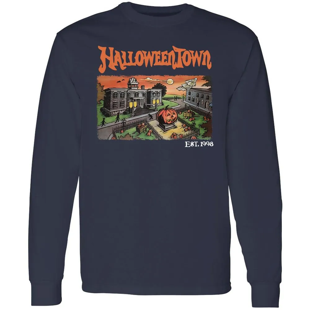 Long Sleeve T-Shirt - UZKY7XE5 - Navy - 2