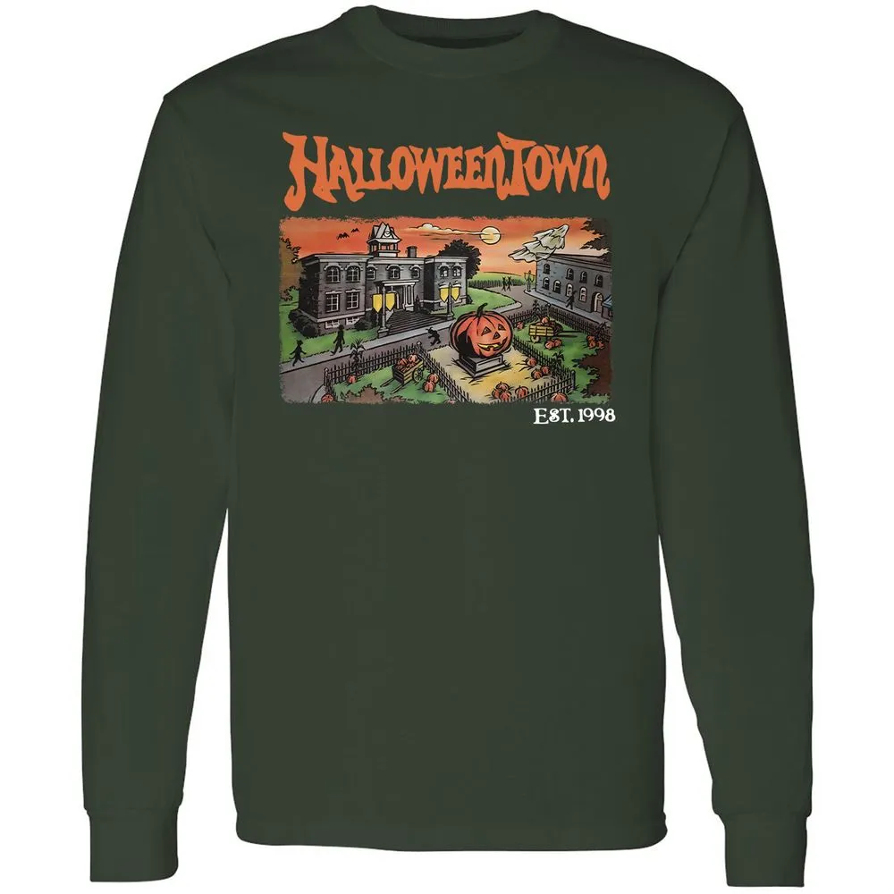 Long Sleeve T-Shirt - UZKY7XE5 - Forest Green - 4