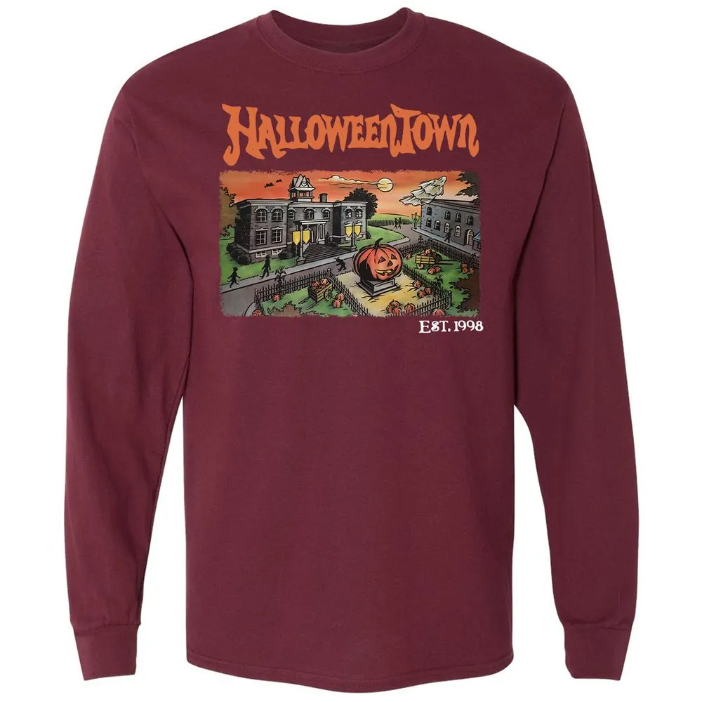 Long Sleeve T-Shirt - UZKY7XE5 - Maroon - 11