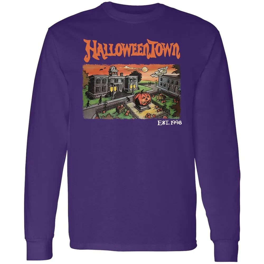 Long Sleeve T-Shirt - UZKY7XE5 - Purple - 13