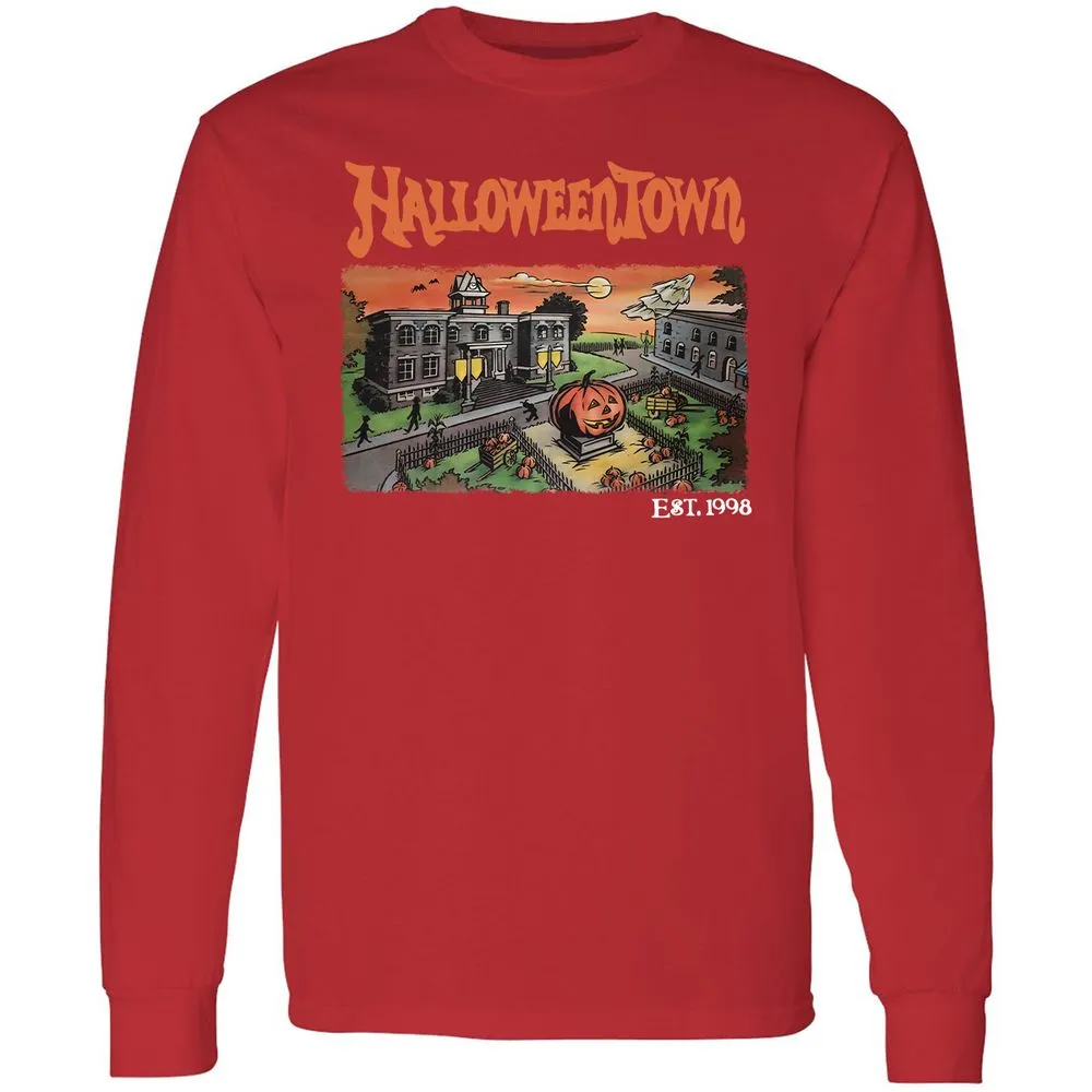 Long Sleeve T-Shirt - UZKY7XE5 - Red - 14