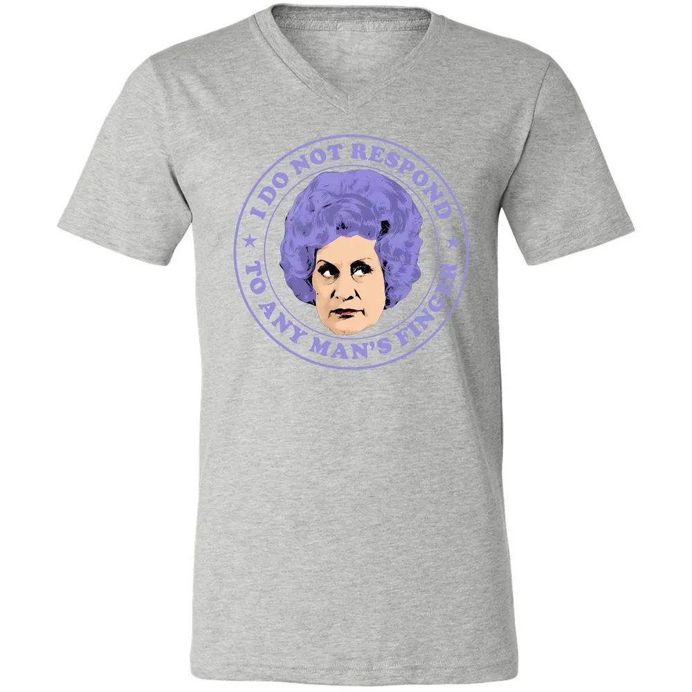 Unisex V-Neck T-Shirt - QJ1TWGS5 - Athletic Heather - 7