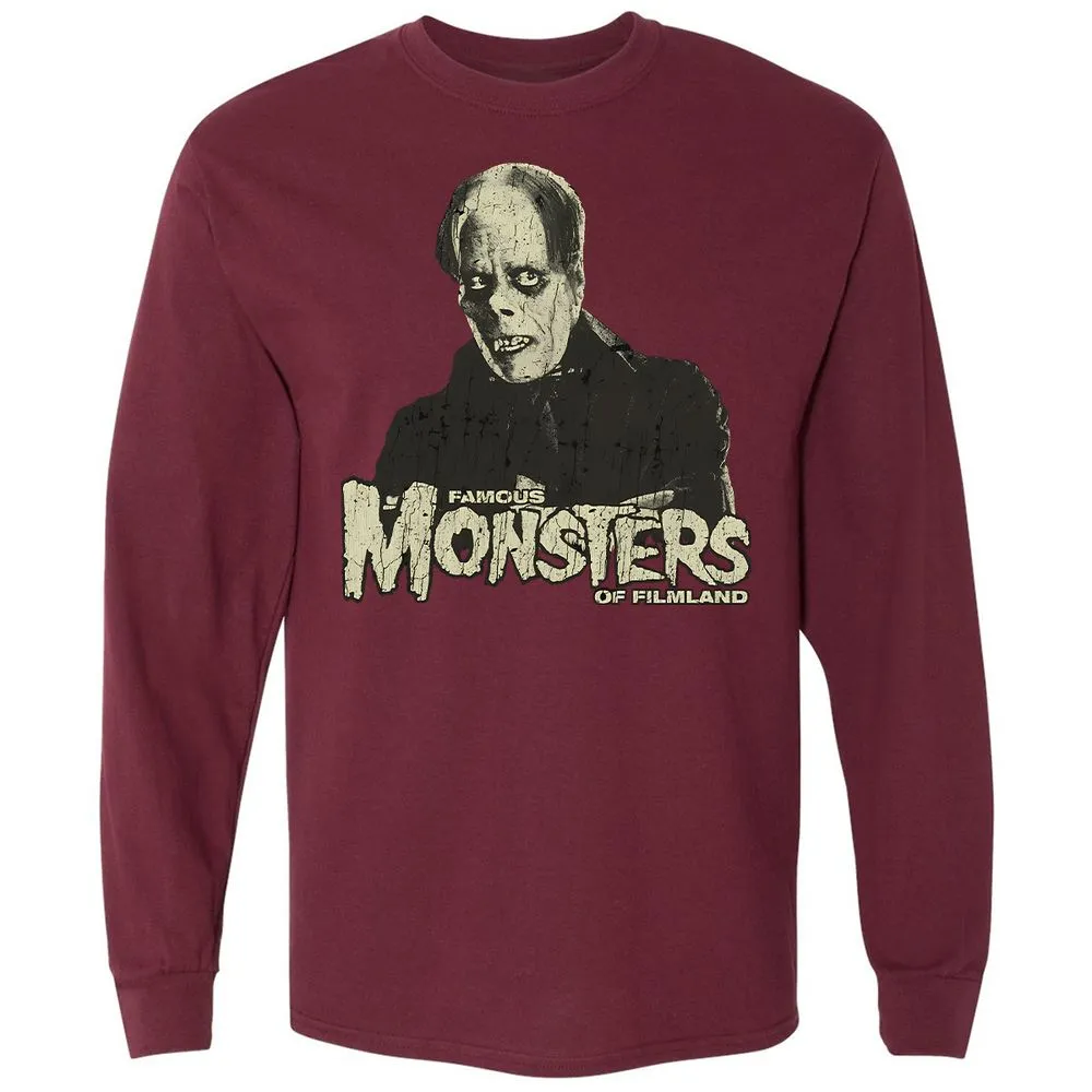 Long Sleeve T-Shirt - V2W23Z7W - Maroon - 11