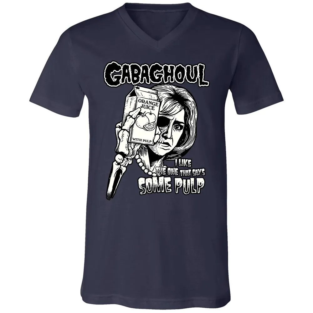 Unisex V-Neck T-Shirt - YJXC7BXC - Navy - 2