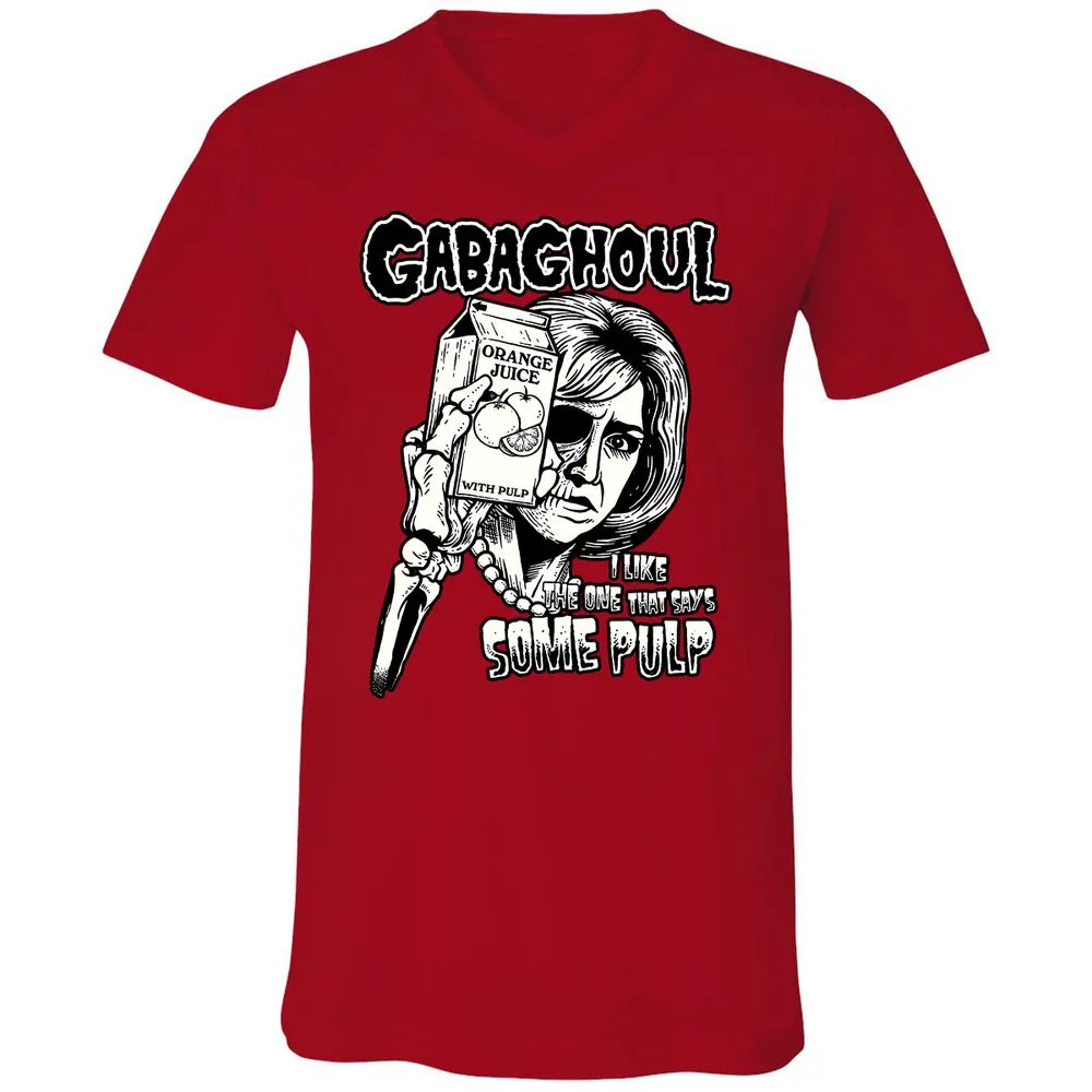 Unisex V-Neck T-Shirt - YJXC7BXC - Red - 3