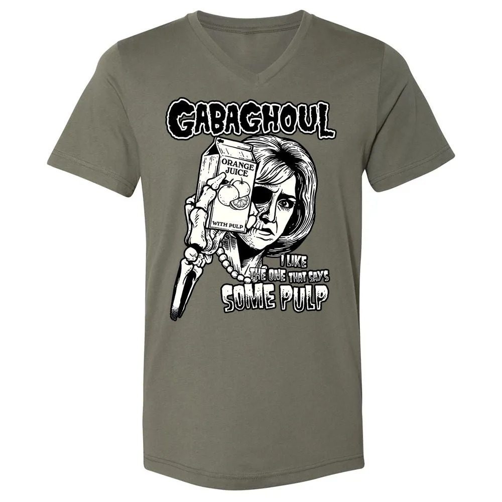 Unisex V-Neck T-Shirt - YJXC7BXC - Military Green - 10